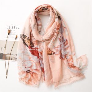 Soft and Beautiful Butterfly Floral Scarves
