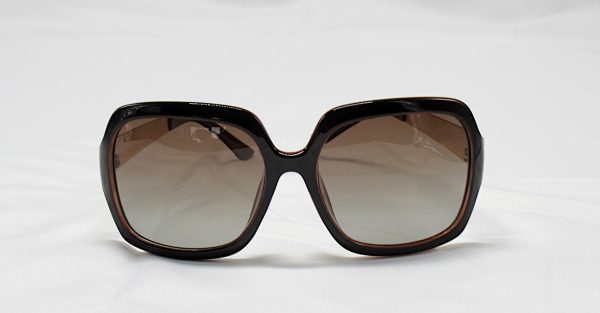 Polarized Sunglasses 100% UV Protection - dark brown and gold